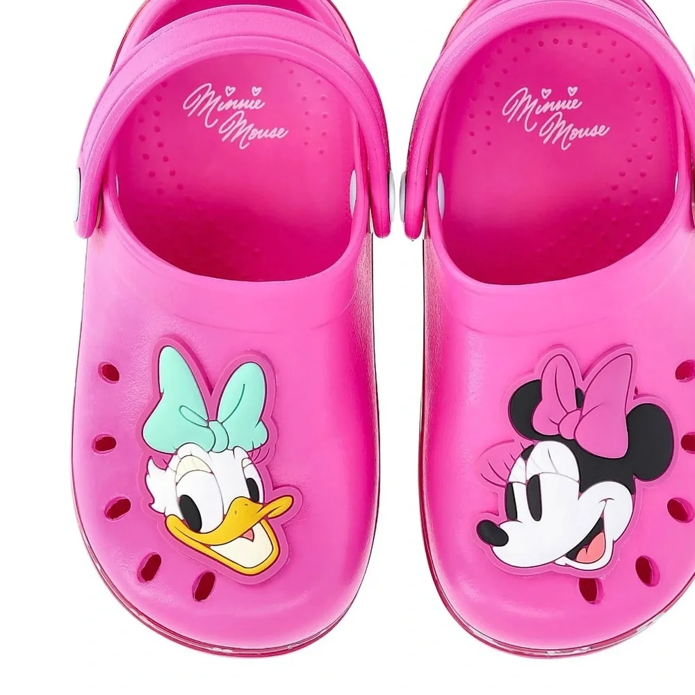 Disney Pink Kids' Minnie & Daisy Character Clog Sandals